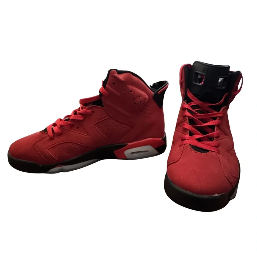 Jordan 6s “Toro Red” Men's Retro Sneakers - Picture 1 of 11